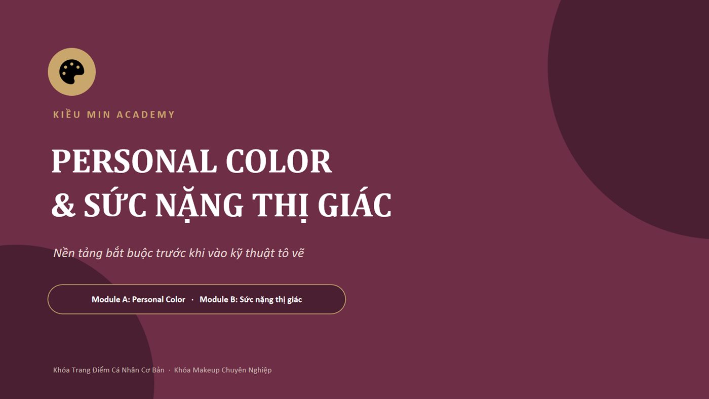Personal Color & Sức nặng thị giác